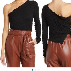 Free people jasmine one should red top sz XL NWT